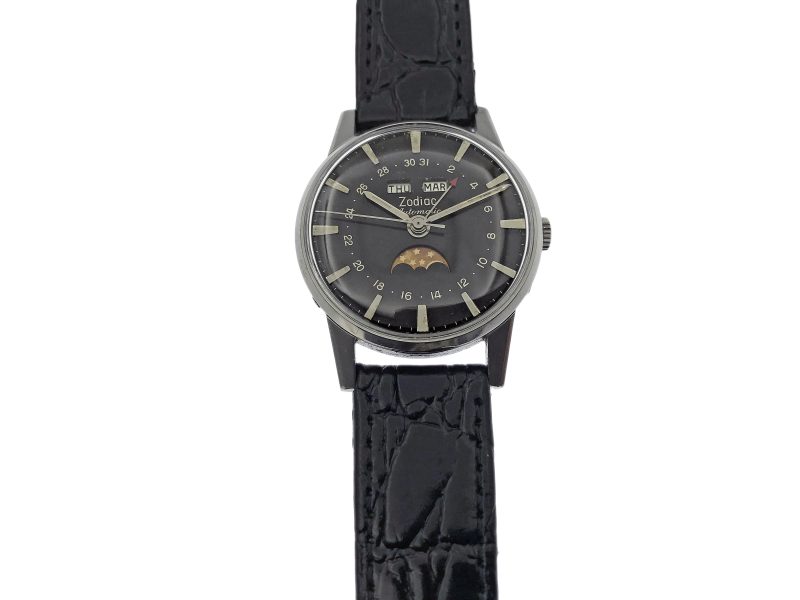 RELOJ Zodiac Complete Calendar Moon Phase - ref. 742-908 - Imagen 7