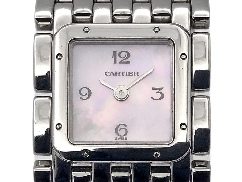 RELOJ Cartier Panthère Ruban Mop Dial Quartz Ladies - ref. 2420 - Imagen 14