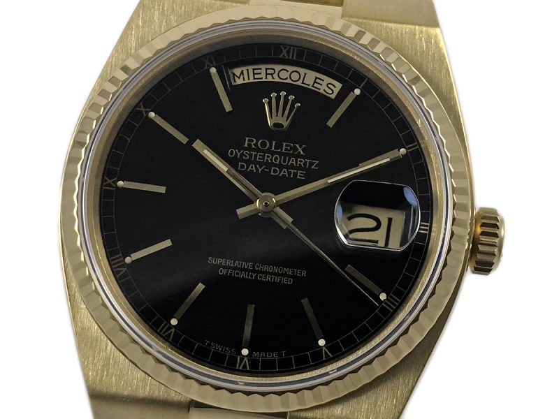 RELOJ Rolex Oysterquartz Day-Date Yellow Gold - ref. 19018N