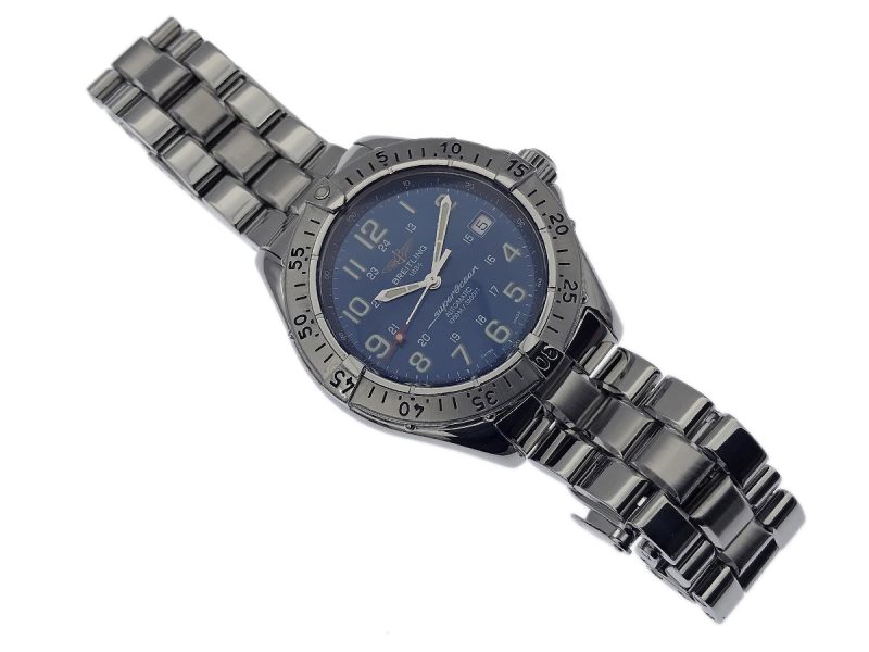 RELOJ Breitling Superocean Blue Dial - ref. A17340 - Imagen 9