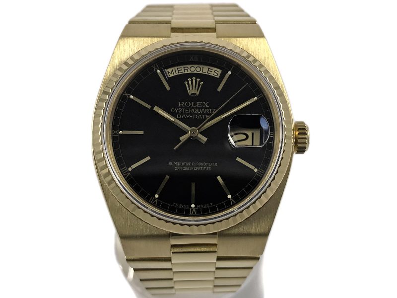 RELOJ Rolex Oysterquartz Day-Date Yellow Gold - ref. 19018N - Imagen 9
