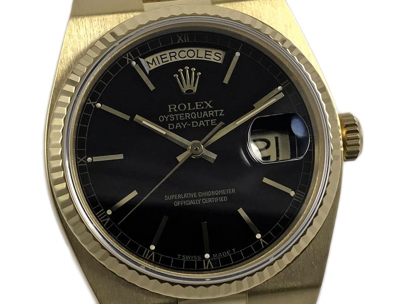 RELOJ Rolex Oysterquartz Day-Date Yellow Gold - ref. 19018N - Imagen 11