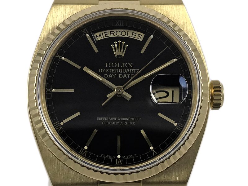 RELOJ Rolex Oysterquartz Day-Date Yellow Gold - ref. 19018N - Imagen 12
