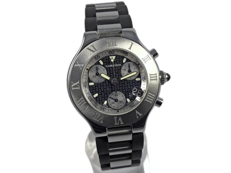 RELOJ Cartier Chronoscaph 21 - ref. 2424 - Imagen 7