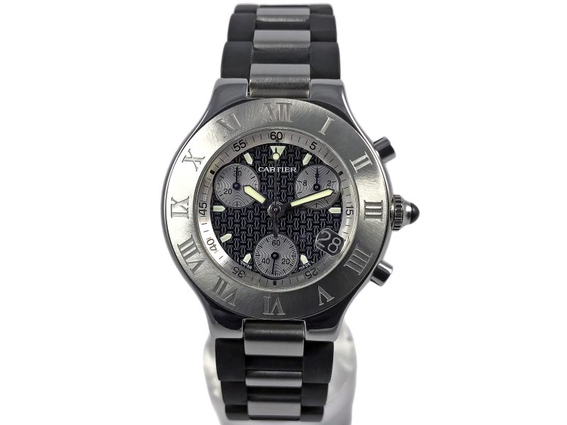 RELOJ Cartier Chronoscaph 21 - ref. 2424 - Imagen 8