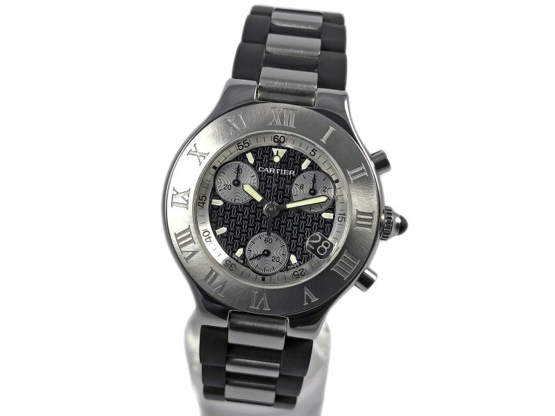 RELOJ Cartier Chronoscaph 21 - ref. 2424 - Imagen 9
