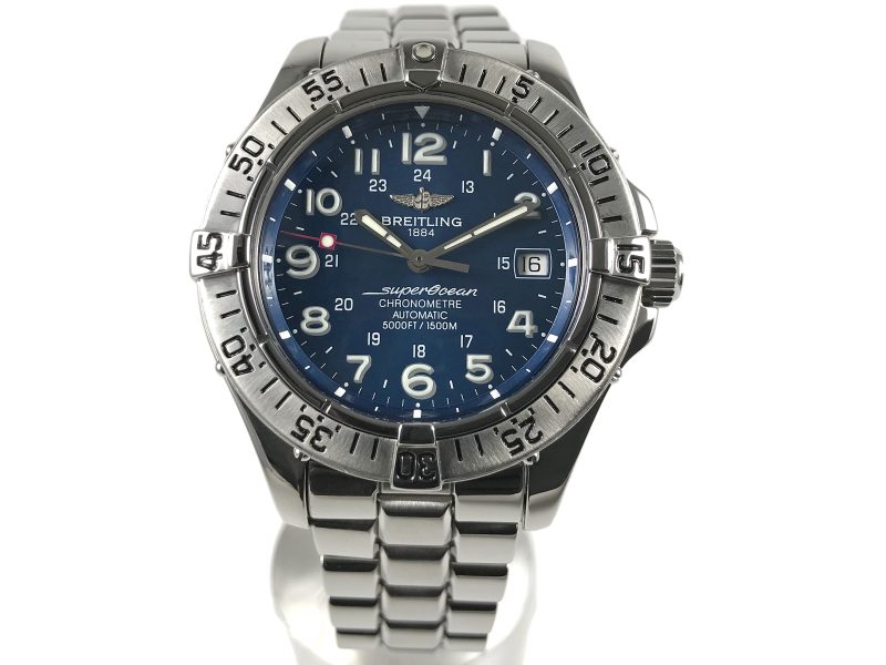 RELOJ Breitling Superocean Blue Dial - ref. A17360 - Imagen 11