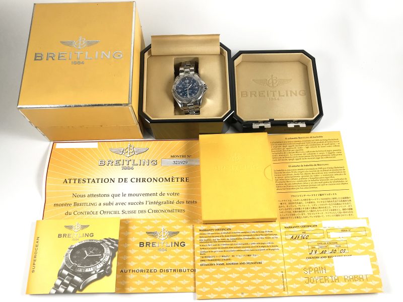 RELOJ Breitling Superocean Blue Dial - ref. A17360 - Imagen 16
