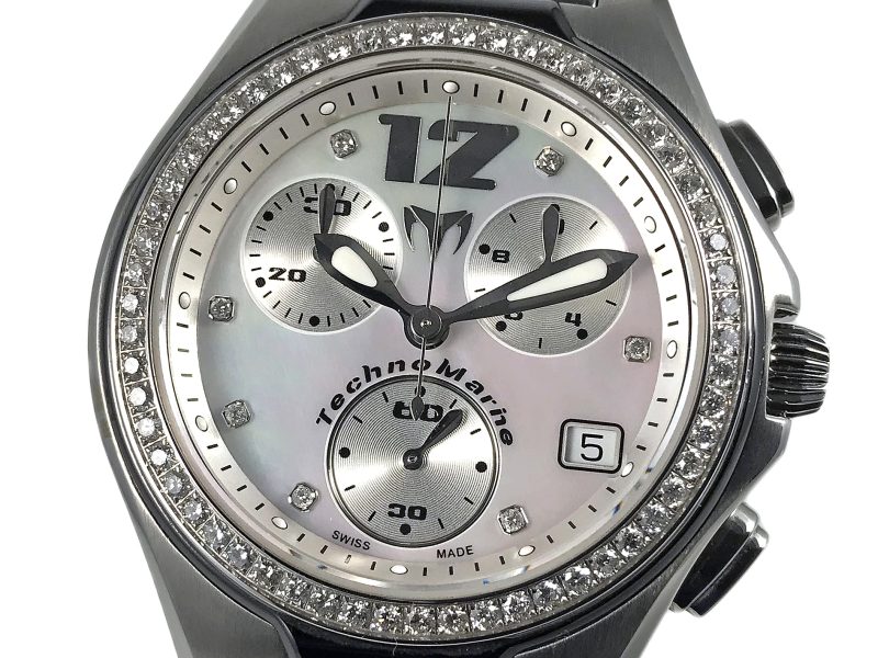 RELOJ Neo Classic Chronograph Diamonds Bezel Mop Dial