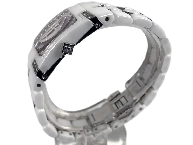 RELOJ Technomarine Square Women's 308002 BlackSnow Mini Diamond White - Imagen 2