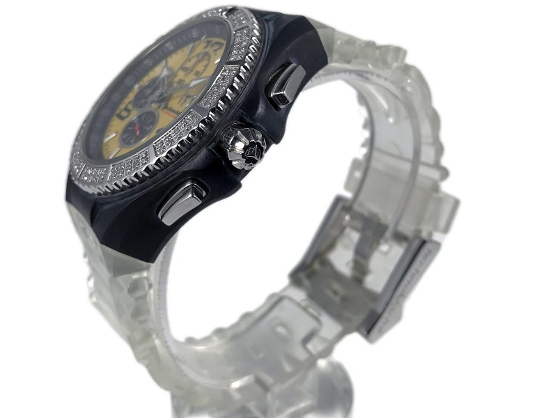 RELOJ Technomarine Cruise Chronograph Yellow Mop Dial Diamonds Bezel - Imagen 2