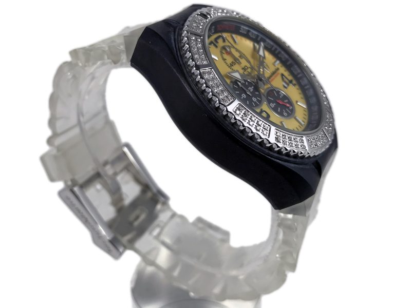 RELOJ Technomarine Cruise Chronograph Yellow Mop Dial Diamonds Bezel - Imagen 3