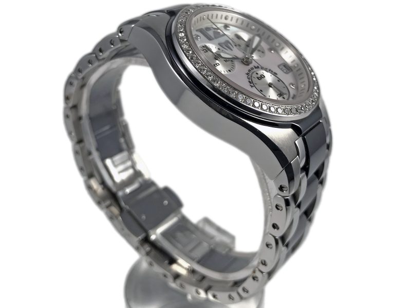 RELOJ Neo Classic Chronograph Diamonds Bezel Mop Dial - Imagen 3