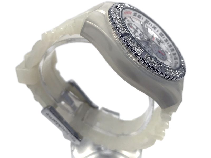 RELOJ Technomarine Cruise White Chronograph Mop Dial Diamond Bezel - Imagen 3