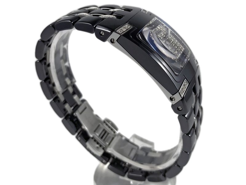 RELOJ TechnoMarine Square Women's 308002 BlackSnow Mini Diamond - Imagen 3