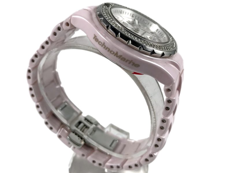 RELOJ Technomarine MoonSun Chronograph Ceramic Pink - Imagen 3