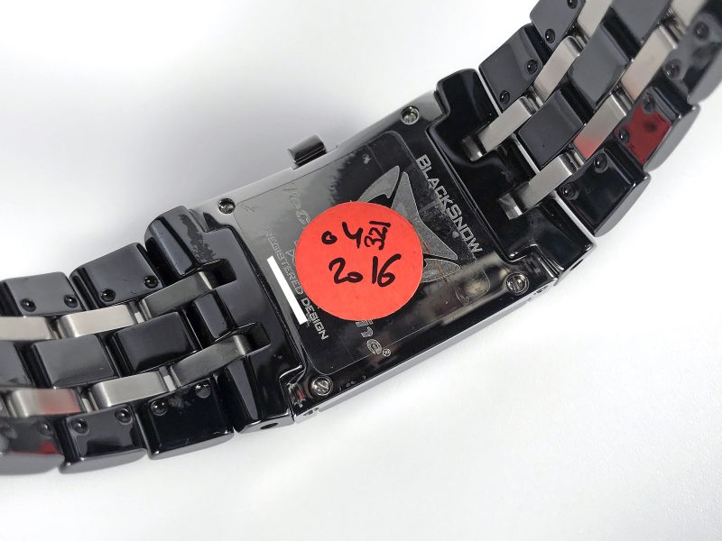 RELOJ TechnoMarine Square Women's 308002 BlackSnow Mini Diamond - Imagen 4