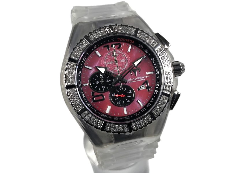 RELOJ Technomarine Cruise Chronograph Mop Dial Diamonds Bezel - Imagen 7