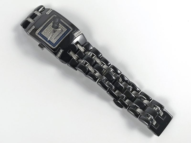 RELOJ TechnoMarine Square Women's 308002 BlackSnow Mini Diamond - Imagen 7