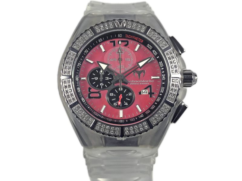 RELOJ Technomarine Cruise Chronograph Mop Dial Diamonds Bezel - Imagen 8