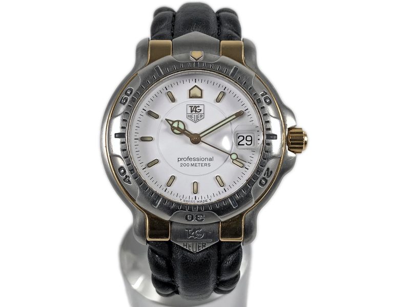 RELOJ TAG Heuer 18k Gold 6000 Professional - ref. WH1151 - Imagen 9