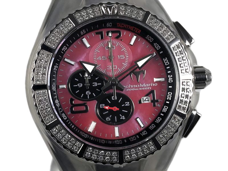 RELOJ Technomarine Cruise Chronograph Mop Dial Diamonds Bezel - Imagen 10