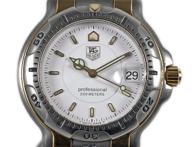 RELOJ TAG Heuer 18k Gold 6000 Professional - ref. WH1151 - Imagen 12