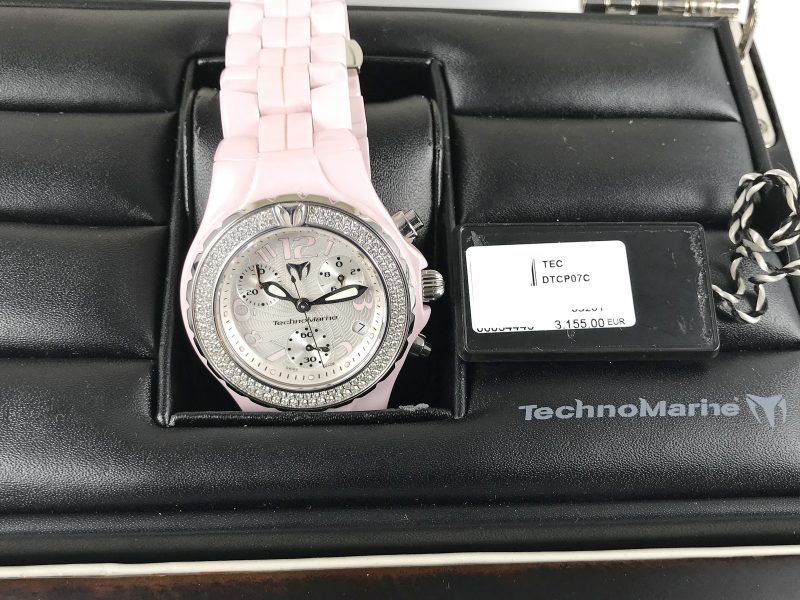 RELOJ Technomarine MoonSun Chronograph Ceramic Pink - Imagen 15