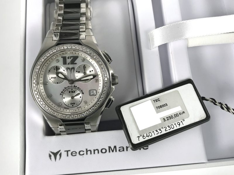 RELOJ Neo Classic Chronograph Diamonds Bezel Mop Dial - Imagen 15