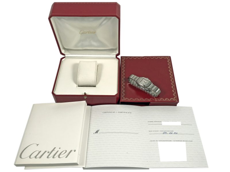 RELOJ Cartier Santos Galbée Ladies - ref. 1565 - Imagen 16