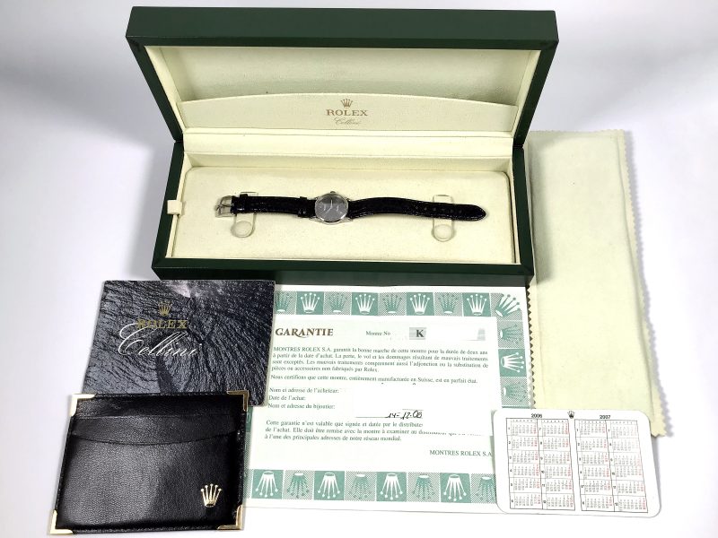 RELOJ Rolex Cellini White Gold Lady - ref. 6111/9 - Imagen 15